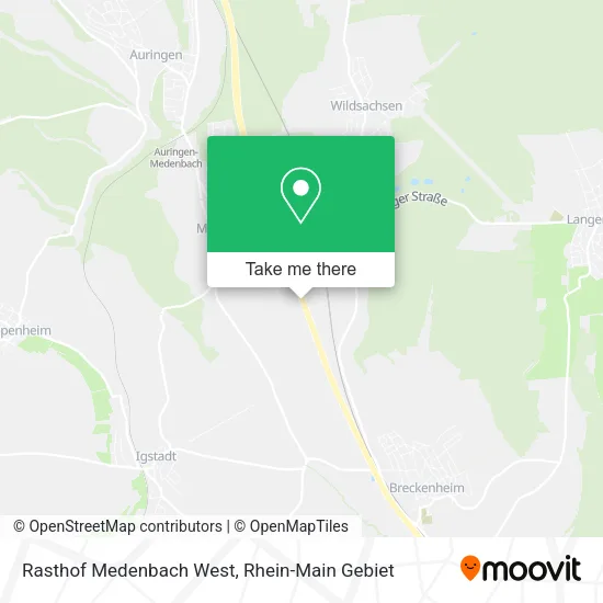 Карта Rasthof Medenbach West
