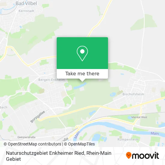 Карта Naturschutzgebiet Enkheimer Ried
