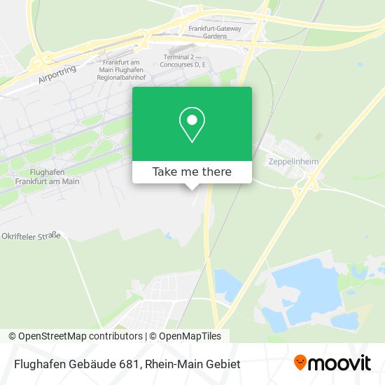 Flughafen Gebäude 681 map