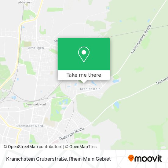Kranichstein Gruberstraße map
