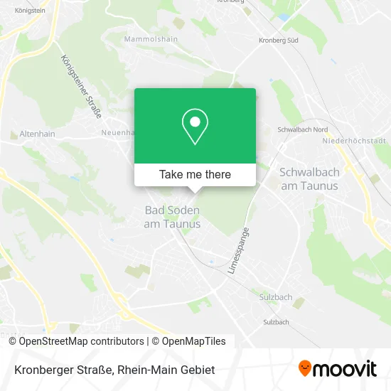 Карта Kronberger Straße