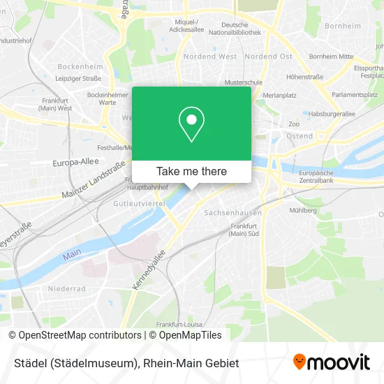 Карта Städel (Städelmuseum)