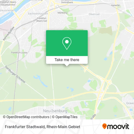 Карта Frankfurter Stadtwald