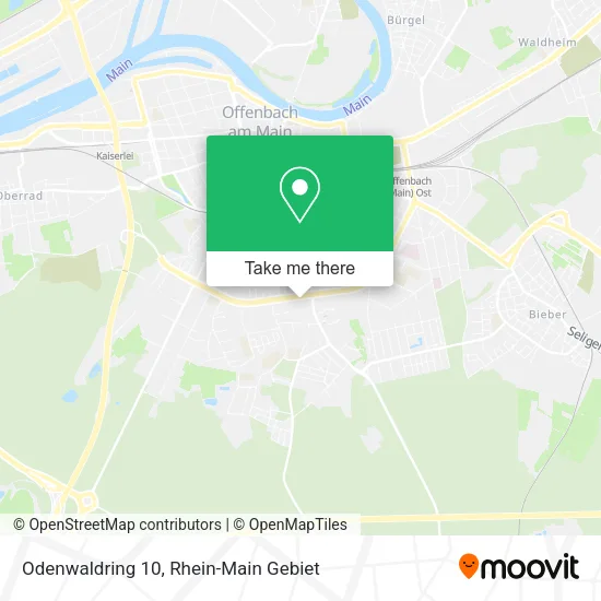 Карта Odenwaldring 10