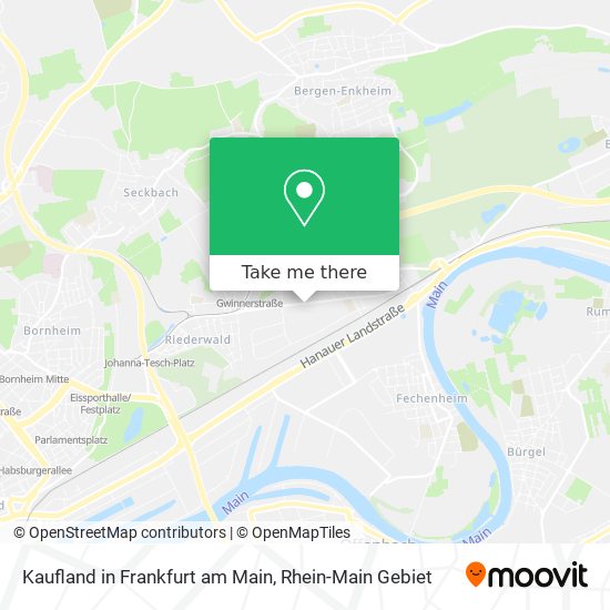 Карта Kaufland in Frankfurt am Main