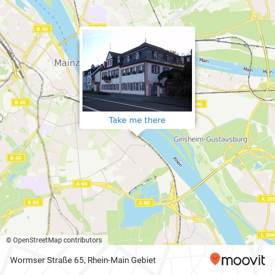 Карта Wormser Straße 65