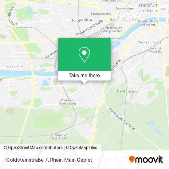 Карта Goldsteinstraße 7