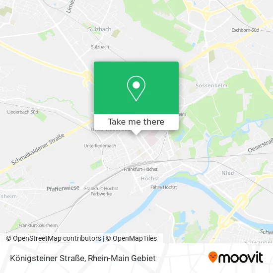 Карта Königsteiner Straße