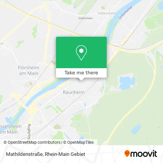 Карта Mathildenstraße