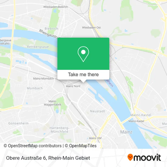 Карта Obere Austraße 6
