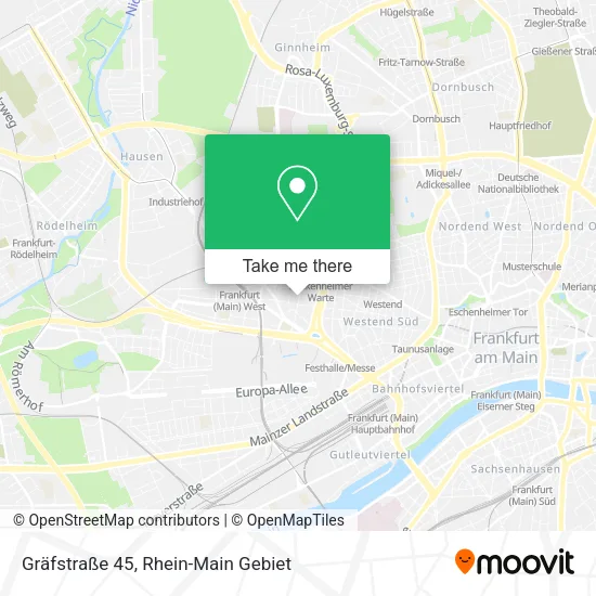 Карта Gräfstraße 45
