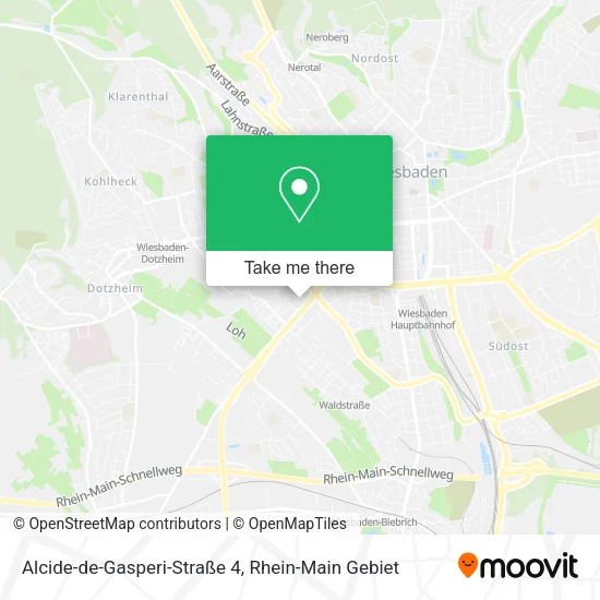 Карта Alcide-de-Gasperi-Straße 4