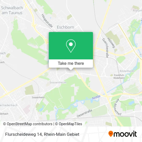 Карта Flurscheideweg 14