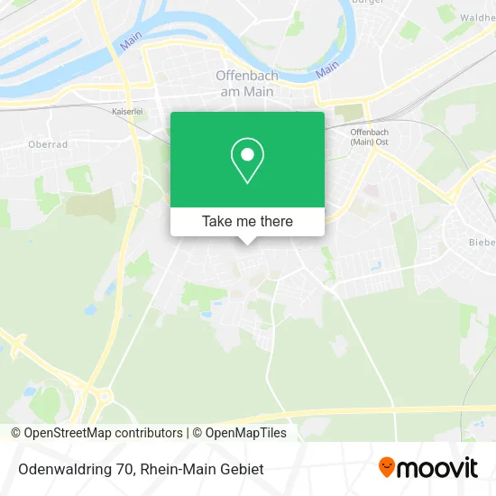 Карта Odenwaldring 70
