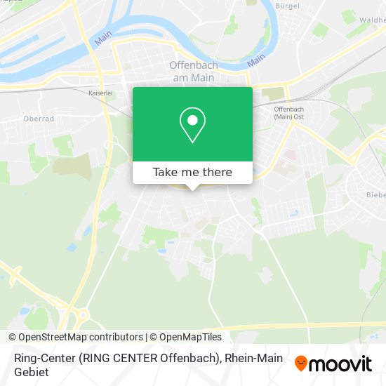 Карта Ring-Center (RING CENTER Offenbach)