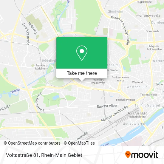 Карта Voltastraße 81
