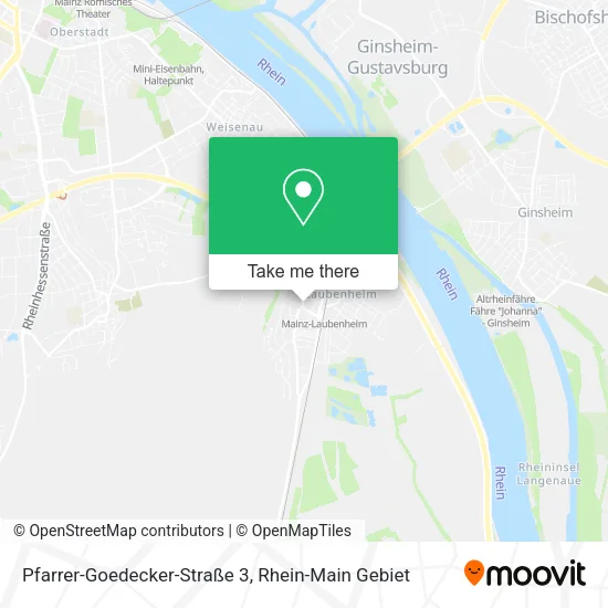 Карта Pfarrer-Goedecker-Straße 3