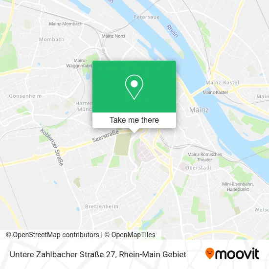 Карта Untere Zahlbacher Straße 27