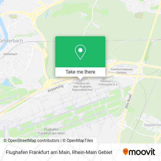 Карта Flughafen Frankfurt am Main