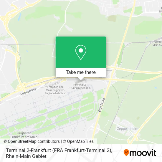 Карта Terminal 2-Frankfurt