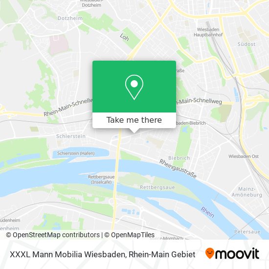 XXXL Mann Mobilia Wiesbaden map