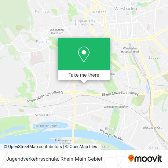 Карта Jugendverkehrsschule