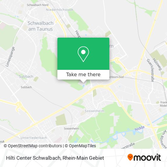 Hilti Center Schwalbach map