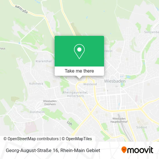 Карта Georg-August-Straße 16
