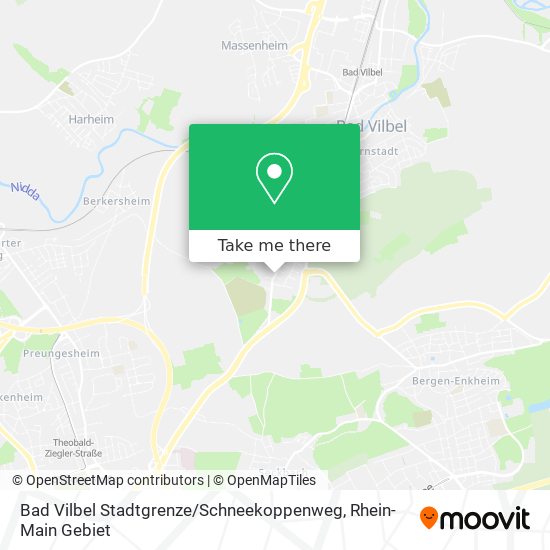 Bad Vilbel Stadtgrenze / Schneekoppenweg map