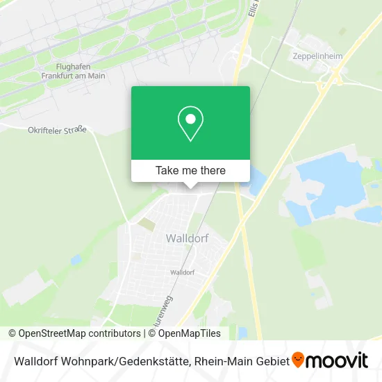 Карта Walldorf Wohnpark/Gedenkstätte