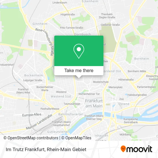 Im Trutz Frankfurt map