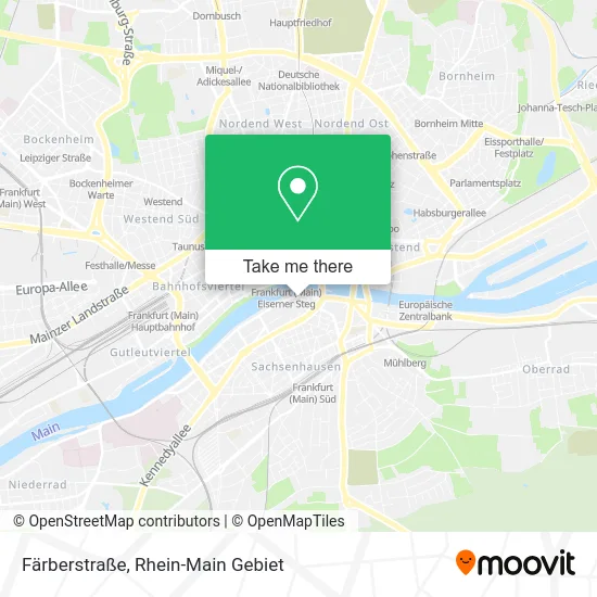 Карта Färberstraße
