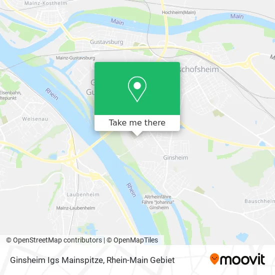 Карта Ginsheim Igs Mainspitze