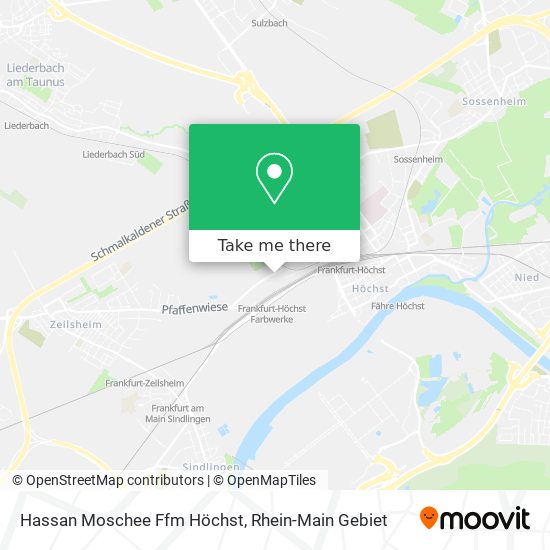 Hassan Moschee Ffm Höchst map