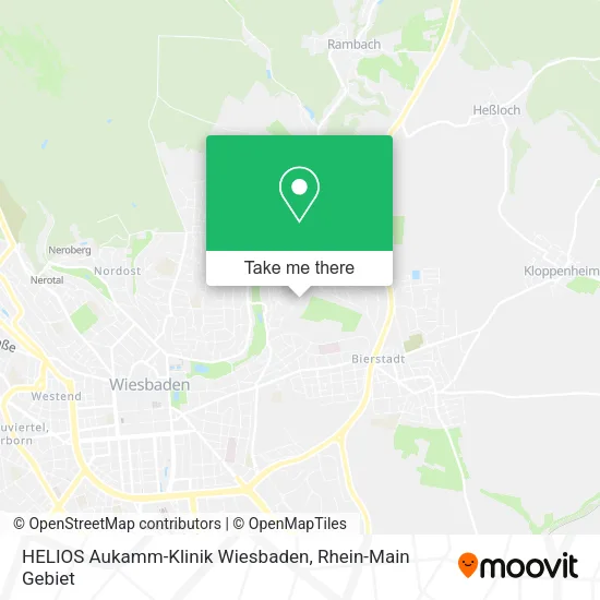 Карта HELIOS Aukamm-Klinik Wiesbaden