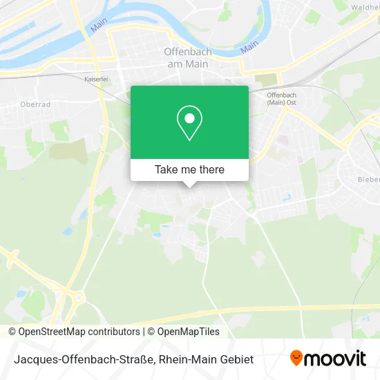 Карта Jacques-Offenbach-Straße