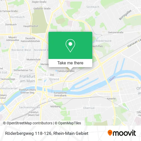 Röderbergweg 118-126 map