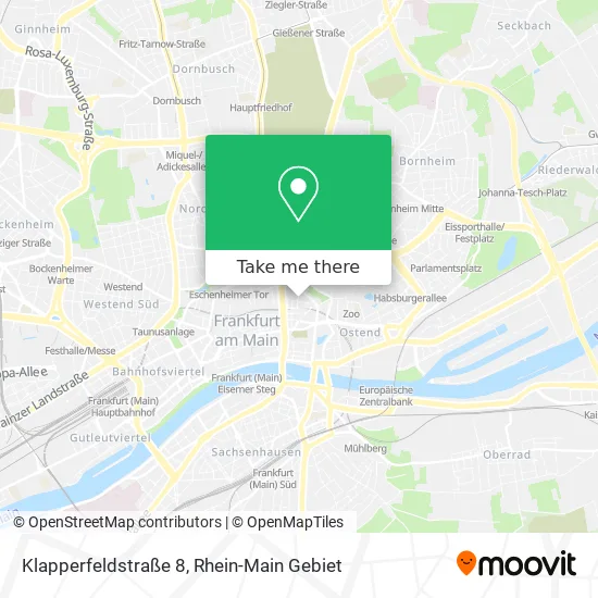 Карта Klapperfeldstraße 8