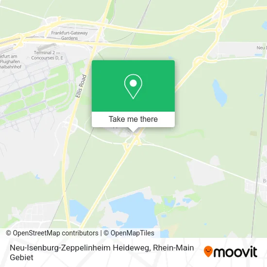 Карта Neu-Isenburg-Zeppelinheim Heideweg