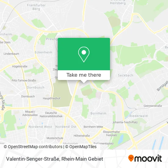 Карта Valentin-Senger-Straße