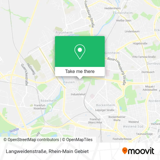 Карта Langweidenstraße