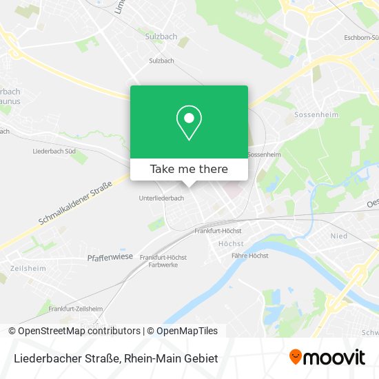 Liederbacher Straße map