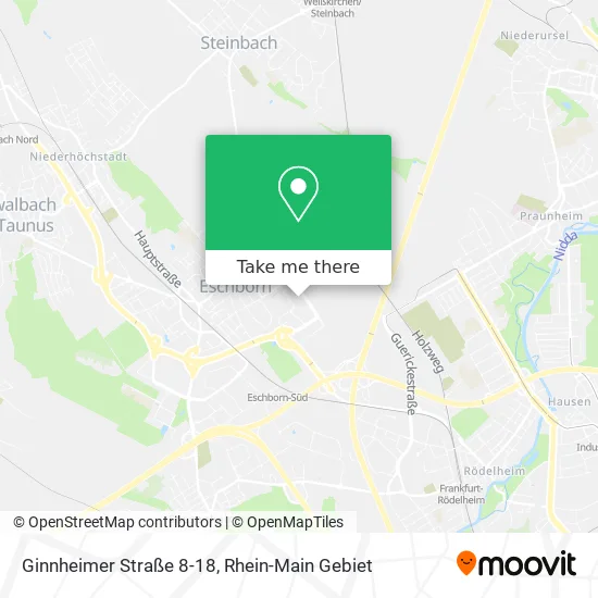 Карта Ginnheimer Straße 8-18