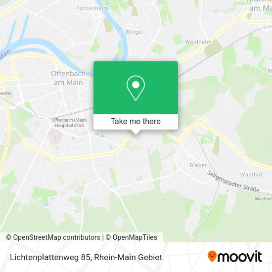 Lichtenplattenweg 85 map