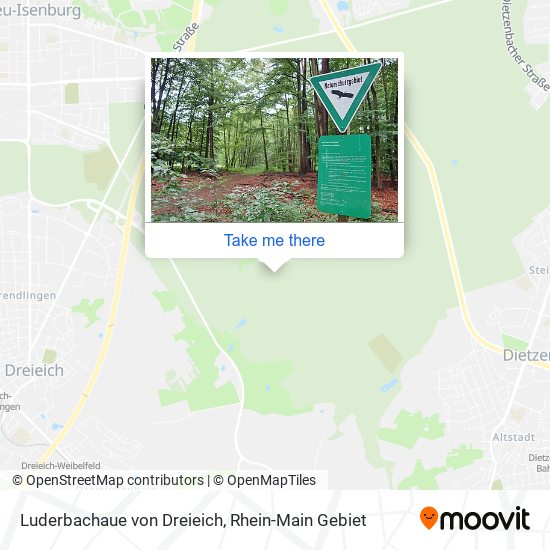 Luderbachaue von Dreieich map
