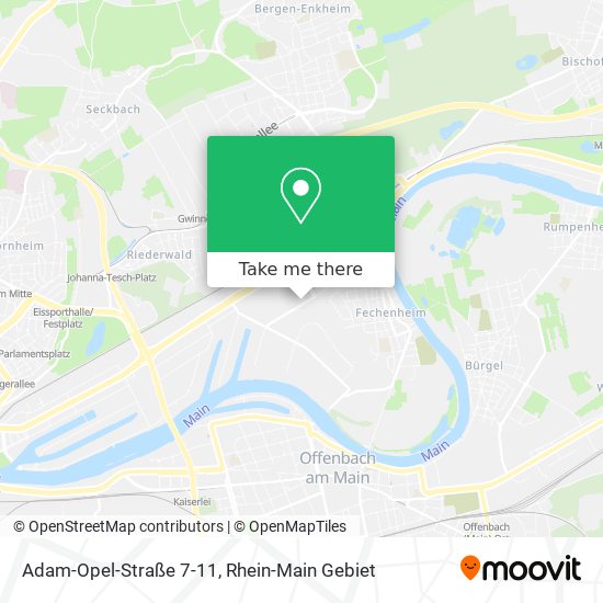 Карта Adam-Opel-Straße 7-11