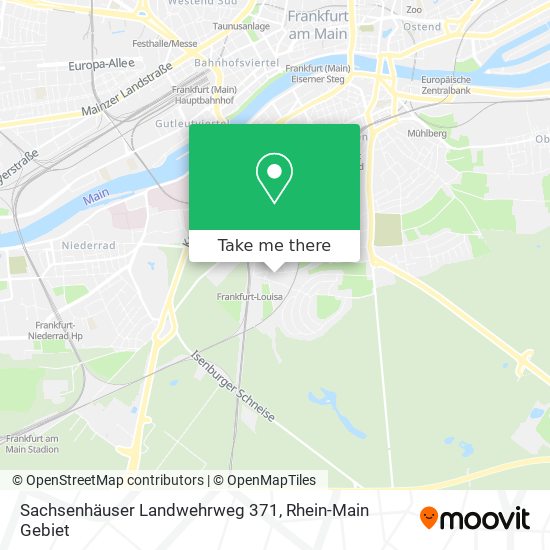 Sachsenhäuser Landwehrweg 371 map