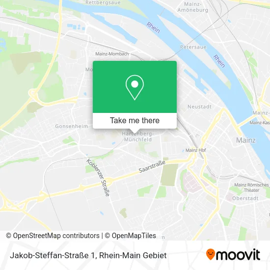 Карта Jakob-Steffan-Straße 1
