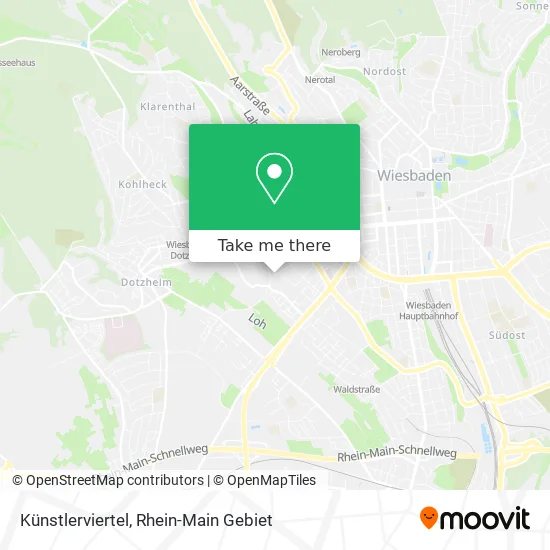 Карта Künstlerviertel