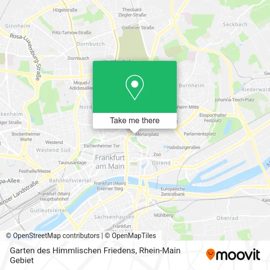 Garten des Himmlischen Friedens map